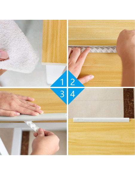 Protectores de Esquinas y Bordes LONGFITE - Silicona Segura, 8 Piezas Protectores de Esquinas y Bordes LONGFITE - Silicona Segura, 8 Piezas