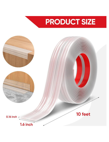 Protector de Esquina de Pared Mavionor 4.06cm x 3.05m Transparente Protector de Esquina de Pared Mavionor 4.06cm x 3.05m Transparente