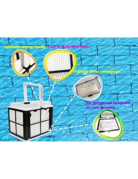 Canasta de Filtro Ultra Fina Imengnie 9991460-R1 para Piscinas Canasta de Filtro Ultra Fina Imengnie 9991460-R1 para Piscinas