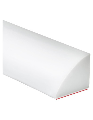 Moldura Cuarto Redondo Duzzy 200.66 cm Silicona Adhesiva