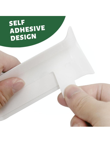 Bloques de Esquina Autoadhesivos GAMZAU 10cm Blancos - 6 Piezas