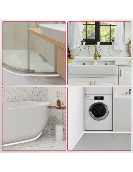 Moldura Flexible Autoadhesiva LSGCQ 1.0m Blanca para Esquinas Moldura Flexible Autoadhesiva LSGCQ 1.0m Blanca para Esquinas