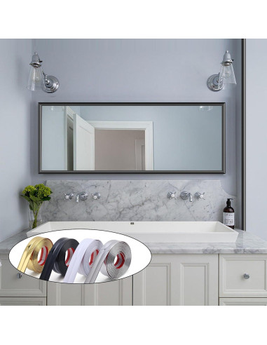 Moldura Multifuncional Autoadhesiva Hungbak 5m x 2cm Blanco