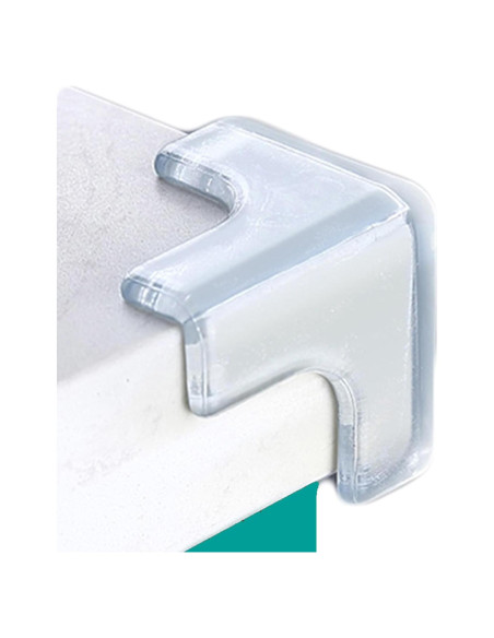12 Protectores de Esquinas de Silicona saicheek Transparente 12 Protectores de Esquinas de Silicona saicheek Transparente