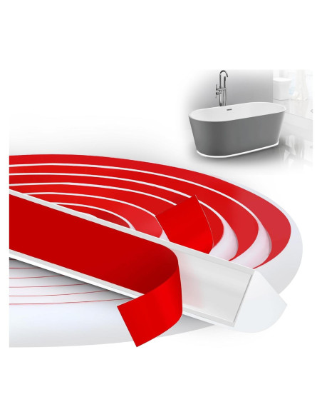 Moldura Redonda de Silicona LOQOMI 3m Blanca Impermeable Moldura Redonda de Silicona LOQOMI 3m Blanca Impermeable