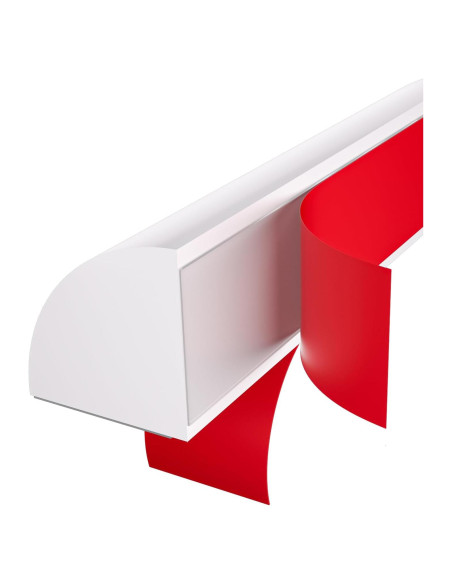 Moldura Cuarterona Flexible Risunpet 198 cm Autoadhesiva Blanca Moldura Cuarterona Flexible Risunpet 198 cm Autoadhesiva Blanca