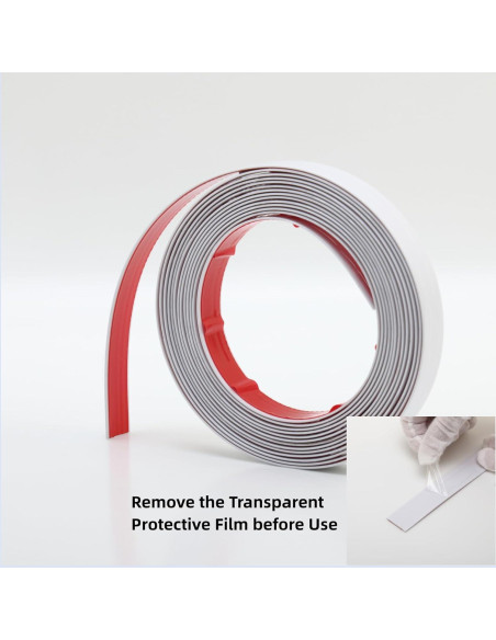 Moldura Autoadhesiva Trimold Blanca 5m x 6.6cm PVC Flexible Moldura Autoadhesiva Trimold Blanca 5m x 6.6cm PVC Flexible