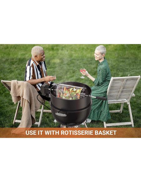 Anillo Rotisserie Onlyfire 18" para Parrillas Carbón Anillo Rotisserie Onlyfire 18" para Parrillas Carbón