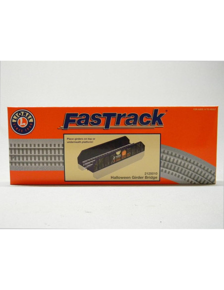 Puente de Viga Halloween FasTrack Lionel O Gauge 25,4 cm Puente de Viga Halloween FasTrack Lionel O Gauge 25,4 cm
