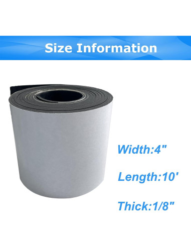 Tira de goma adhesiva SUCOHANS 4x3m 1/8" para bricolaje