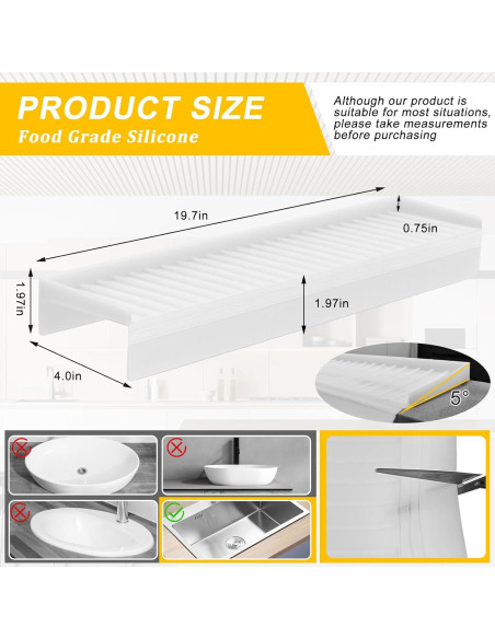 Protector de Borde de Silicona Kitlers 50cm Transparente Protector de Borde de Silicona Kitlers 50cm Transparente