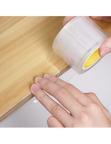 Cinta Protectora de Borde Claro Acrílica 3m - Seguridad Muebles