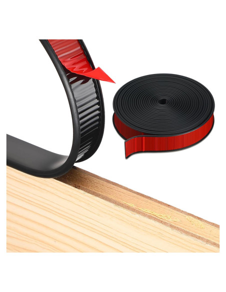 Protector de Bordes Autoadhesivo Pangda 15m TPE Negro Protector de Bordes Autoadhesivo Pangda 15m TPE Negro