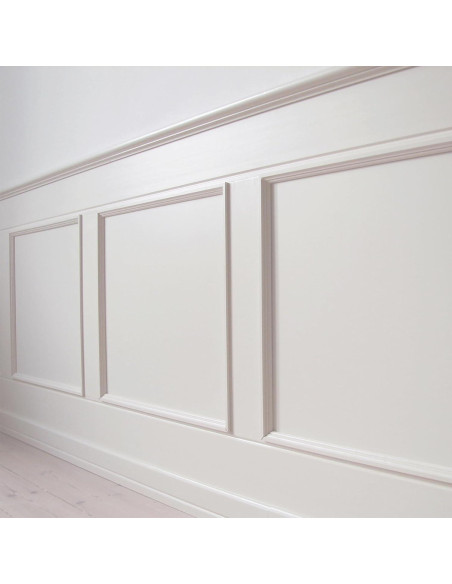 Panel de Moldura de Riel de Silla Autoadhesivo Hungbak 3m Blanco Panel de Moldura de Riel de Silla Autoadhesivo Hungbak 3m Blanco
