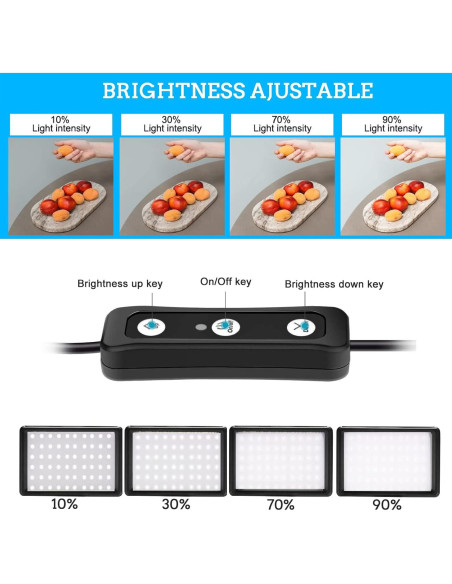 Luz LED Continua Ci-Fotto 2-Pack con Trípodes y Filtros Luz LED Continua Ci-Fotto 2-Pack con Trípodes y Filtros
