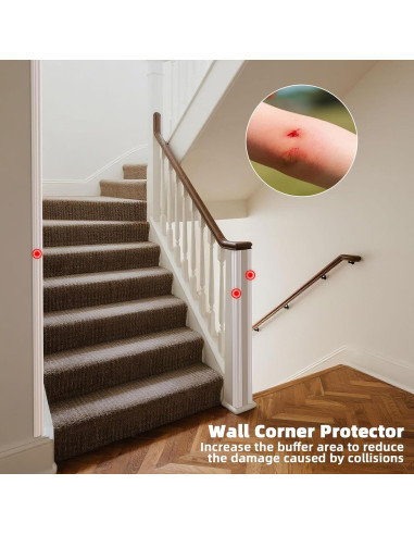 Protector de Esquinas y Bordes Elvone 2 cm x 3.05 m Blanco