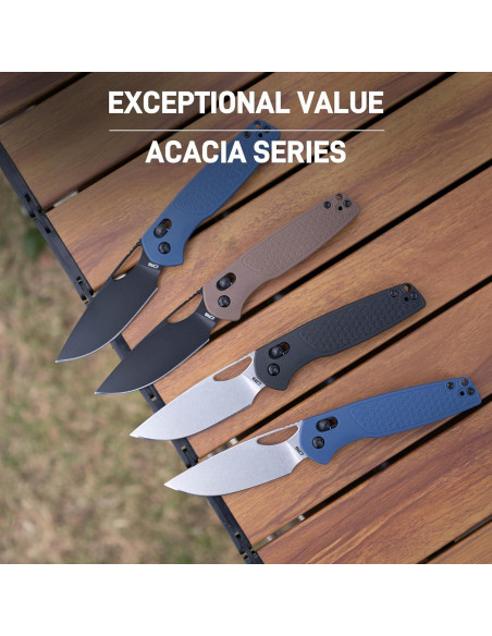 Cuchillo de Bolsillo CJRB Acacia J1952 8.15 cm Negro EDC Cuchillo de Bolsillo CJRB Acacia J1952 8.15 cm Negro EDC