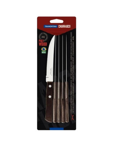 Juego de cuchillos Tramontina 29899/155 acero inoxidable 4 piezas