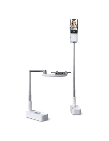 Soporte de Selfie Viozon V6 con Luz LED y Control Remoto