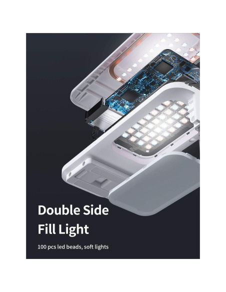 Soporte de Selfie Viozon V6 con Luz LED y Control Remoto Soporte de Selfie Viozon V6 con Luz LED y Control Remoto