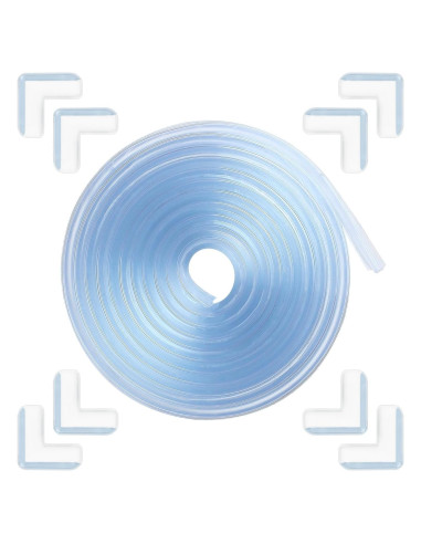 Protector de Esquinas y Bordes POIKSHARK 2M Transparente