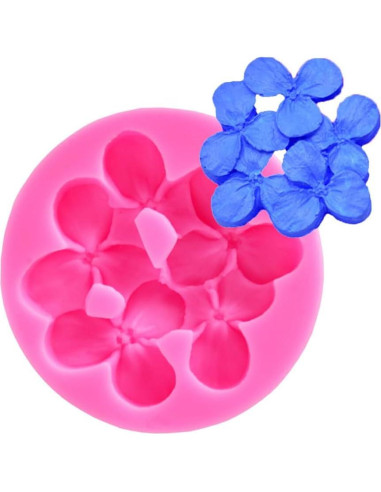 Molde de Pastel de Silicona Rosa Veemoon Hortensia 150ml