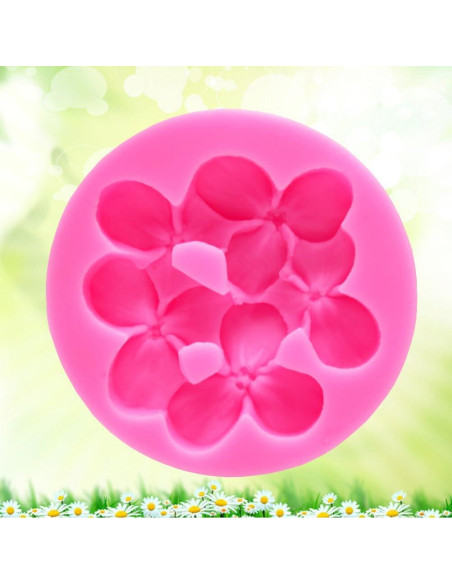 Molde de Pastel de Silicona Rosa Veemoon Hortensia 150ml Molde de Pastel de Silicona Rosa Veemoon Hortensia 150ml