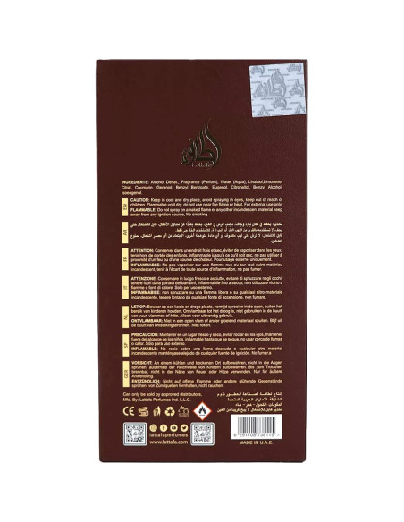 Eau de Parfum Lattafa Eternal Oud 100 ml Unisex Eau de Parfum Lattafa Eternal Oud 100 ml Unisex