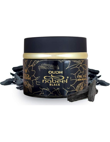 Incienso Negro Oudh Nabeel 60 g - Colección Heritage