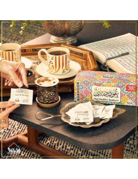 Set de Incienso Árabe Dukhni con 10 Aromas y Quemador Set de Incienso Árabe Dukhni con 10 Aromas y Quemador