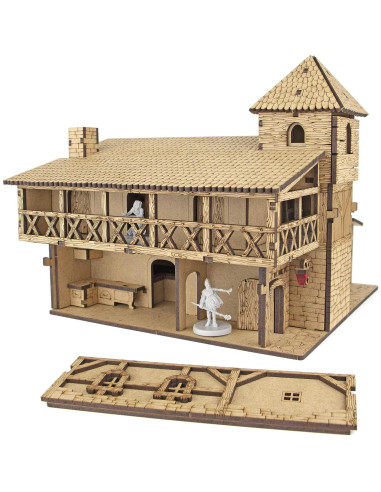 Terreno de Taberna TowerRex DND 28mm - Miniatura para Juegos
