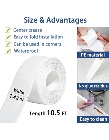Cinta de Sellado Impermeable Autoadhesiva BLUEJUNWEI 3.61cm