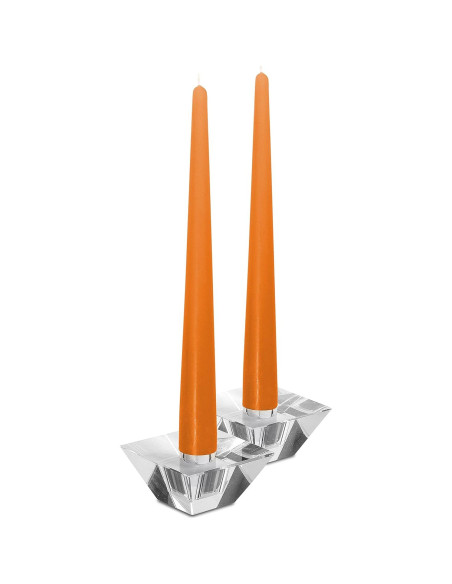 Velas Taper Altas Hyoola Naranjas 35.56 cm Sin Aroma - 12 Unidades Velas Taper Altas Hyoola Naranjas 35.56 cm Sin Aroma - 12 Unidades