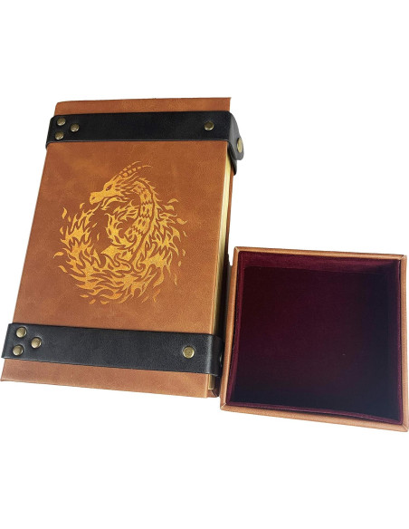 Bandeja de Dados Fantasydice Dragón Rojo para RPG Bandeja de Dados Fantasydice Dragón Rojo para RPG