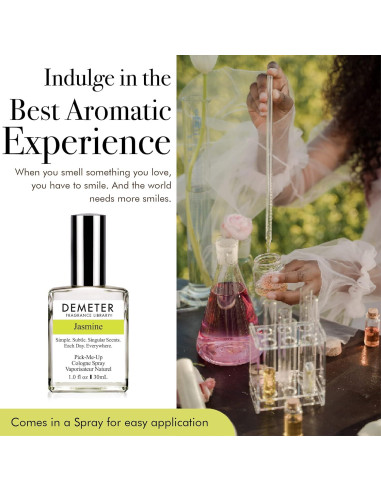 Colonia Demeter Jazmín 30 ml - Fragancia Natural