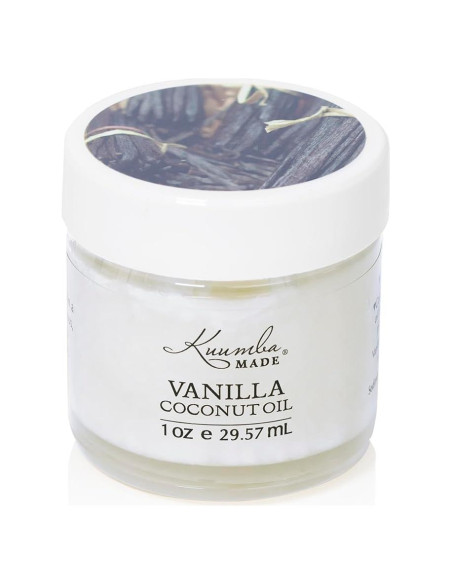 Aceite de Coco Orgánico Infundido con Vainilla Kuumba Made 30ml Aceite de Coco Orgánico Infundido con Vainilla Kuumba Made 30ml