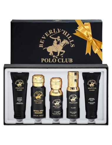 Conjunto de Regalo 5 Piezas BHPC Hombre - Eau de Toilette, Gel, Desodorante