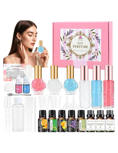 Kit de Fabricación de Perfume JUYRLE - 37 Piezas DIY para Mujeres