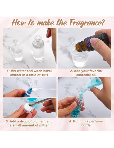 Kit de Fabricación de Perfume JUYRLE - 37 Piezas DIY para Mujeres