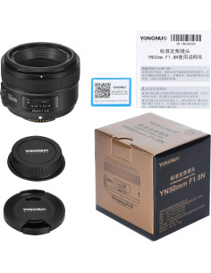 Lente Prime YONGNUO YN50mm F1.8N para Nikon AF/MF 2