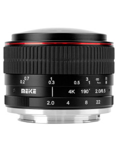 Lente Fisheye Meike 6.5mm f2.0 para Cámaras Sony E Mount