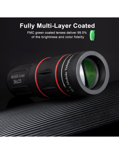 Lente Telefoto 36X MoYinG para iPhone y Android - HD Lente Telefoto 36X MoYinG para iPhone y Android - HD
