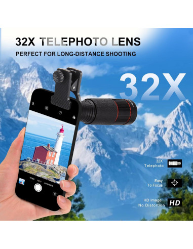 Lente Telefoto 32X MoYinG para iPhone y Android - HD