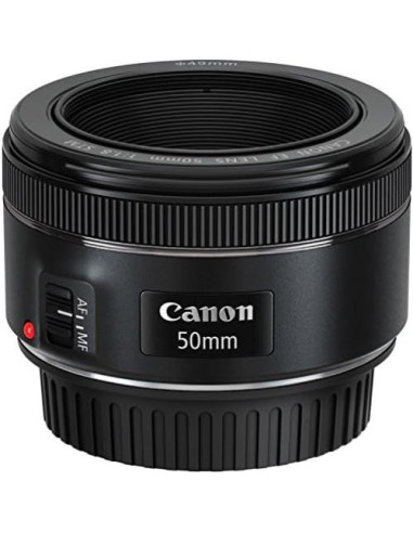 Lente Canon EF 50mm f/1.8 STM + Kit de Accesorios Completo