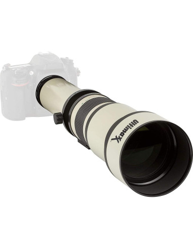 Lente Telefoto Zoom Ultimaxx 650-1300mm para Canon DSLR