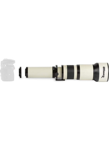 Lente Telefoto Zoom Ultimaxx 650-1300mm para Canon DSLR