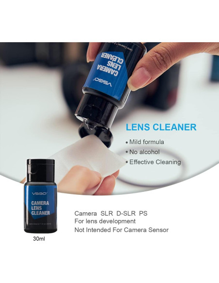 Kit de limpieza de lentes VSGO DKL-15D para cámaras DSLR Kit de limpieza de lentes VSGO DKL-15D para cámaras DSLR