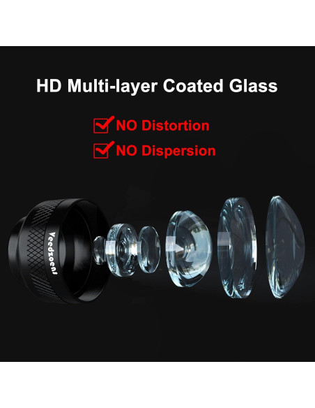 Lente Telefoto 60mm Veedzoens para Smartphone con Clip 17mm Lente Telefoto 60mm Veedzoens para Smartphone con Clip 17mm