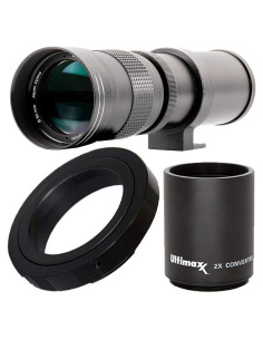 Lente Telefoto Zoom Ultimaxx 420-800mm f/8.3-16 para Canon