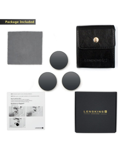 Filtro ND 3 Paquetes LENSKINS ND4/ND8/ND16 para DJI Phantom